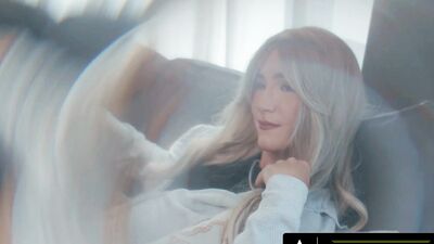 Watch Hot Neighbor Ethan Chase get his pants ripped and his ass pounded by femboy babe, Axelle Rose