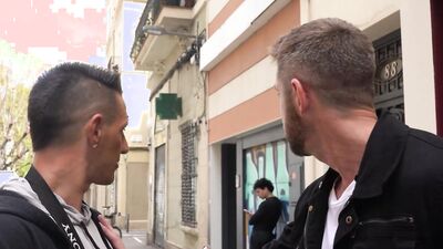 Pornstar Johnny Ford destroys flirty Barcelona Hunk with his big raw cock in HD