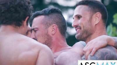 Watch Casey, Trevor, Paul, and Blain take on the biggest cocks in this hot compilation of deepthroating, group sex, and deep