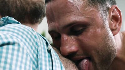 Joel Someone caught jerking off in neighbor's yard gets roughed up with rough bareback pounding