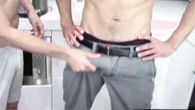 Inked Aussie Randy Slides His Massive Cock Deep Into Danny Sweet Asshole