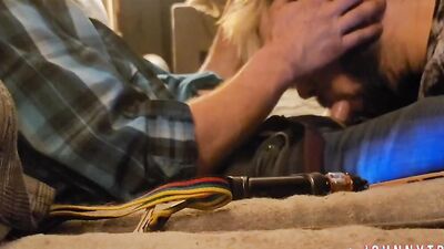 JohnnyTrigger gives a straight mechanic a hard pounding & swallows his load