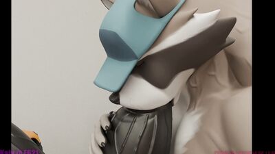 AznChubLuvr's return: A wild compilation of hot, hairy, and cum-filled animated threesome action!