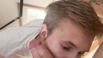Cute twink moans in pleasure as she gets drilled deep and hard