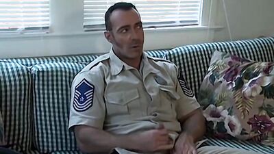 Hot threesome with young stud and two daddies - Brad Kalvo, Troy Daniels, and Allen Silver take turns getting their asses pounded in