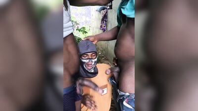 Hot Ebony Gets Her Asshole Stretched Open by Massive Cock on New Year's Eve