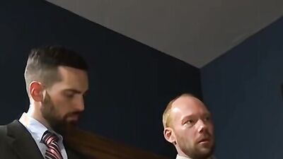 Watch as rich kelly enjoys a public threesome with her muscular daddy and his friend