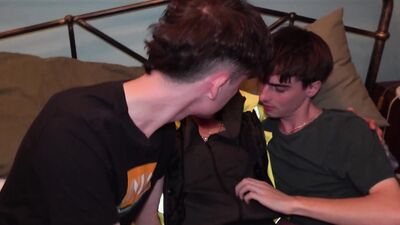 Young lads bareback & get their hairy-haired armpits pounded hard by a big cock
