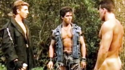 Cory Evans & Randy White hook up in the woods & suck like there's no tomorrow