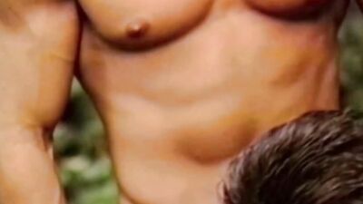 Cory Evans & Randy White hook up in the woods & suck like there's no tomorrow
