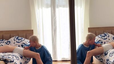 Ethan Lestray takes on his Cute Friend's throat, deepthroats her ass & fucks her bareback