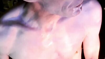 Florian and Cédric cum twice in my mouth in a wild group sex party