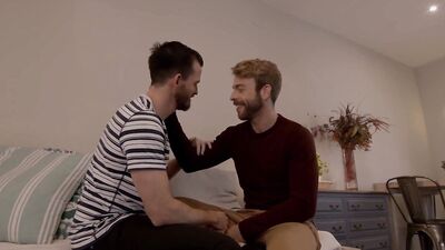 Watch Franky Fox & Phoenix take a wild ride on their muscular boyfriends' hard cocks
