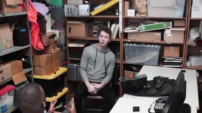 Young boy Charles King gets his bareback BBC pounded by a hung stud