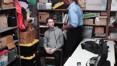 Young boy Charles King gets his bareback BBC pounded by a hung stud