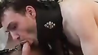 Watch this dominant guy take a cumshot in his mouth while getting his tight ass drilled