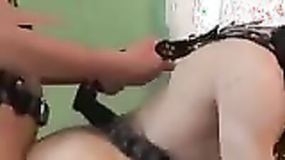 Watch this dominant guy take a cumshot in his mouth while getting his tight ass drilled