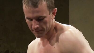 Nikko Alexander, Cameron Adams & Jake Austin oil up & fuck like wild gangbangs