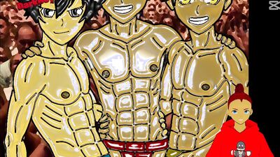 DarkBoy1996a joins three boys for a wild party with a hot, steamy climax