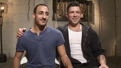 Rico Romero and Trenton Ducati humiliate a naked xvideos babe in kinky bondage