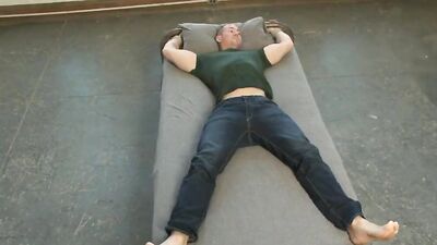 Beau Warner's first time in a ripped up gangbang with a straight guy and his toys
