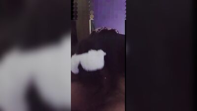 Watch me as I pleasure my man's BBC with my mouth and hands in a wild, nude gangbang