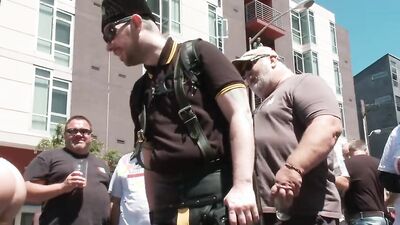 Public humiliation for Cody Allen: Bound and humiliated in a wild gangbang frenzy!