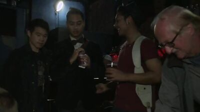 Mike Martinez and Martin brutally fuck their way through a BDSM gangbang
