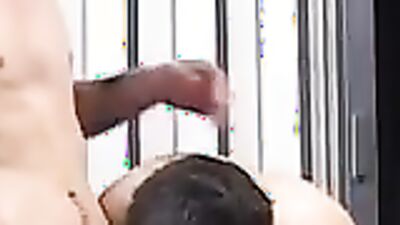 Watch these guys suck and swap loads while enjoying facials and handjobs