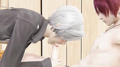 Watch two kinky Korean amateurs play together in a hot anime yaoi video