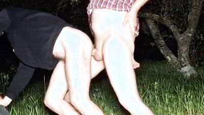 vilArea gets her big ass filled with hot cum after a hot and heavy dp session