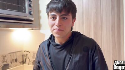 Watch Christian's first time as a latin boy in this hot POV spanking video