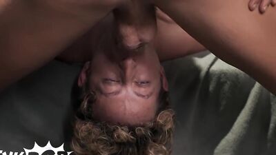 Drake Von fucks Troye Dean's feet before pounding Danny Fantasy's tight ass