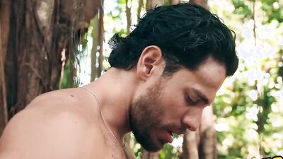 Sean Cody, Paul, and Holden tag team a wild forest foursome with a raw fuckfest!